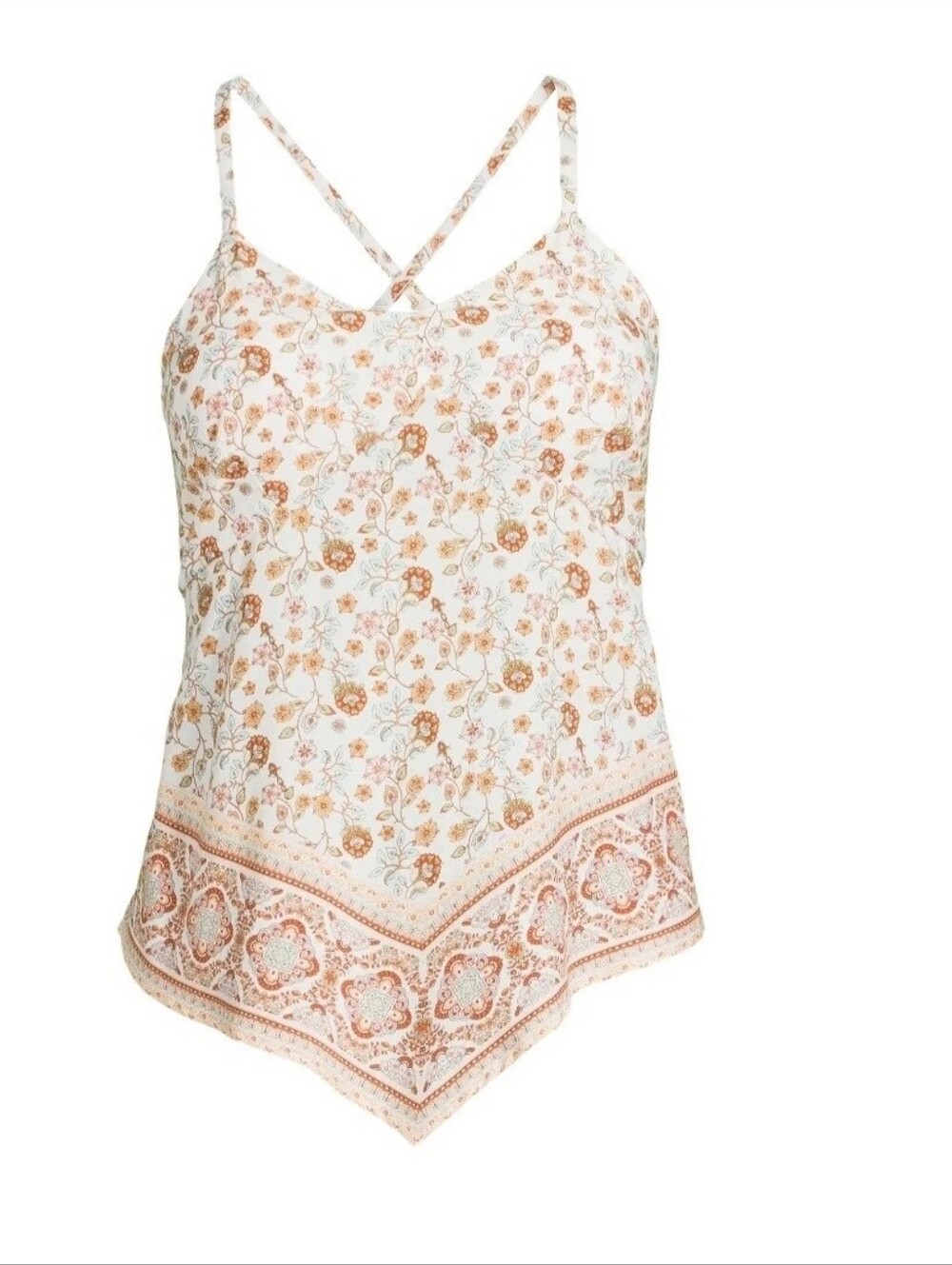 Women’s Juniors No Boundaries Handkerchief Tank top Lot M